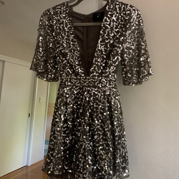 Sequin Romper by NBD - Picture 4 of 7